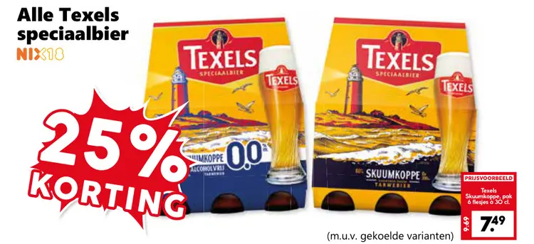 Aanbieding: Alle Texels speciaalbier