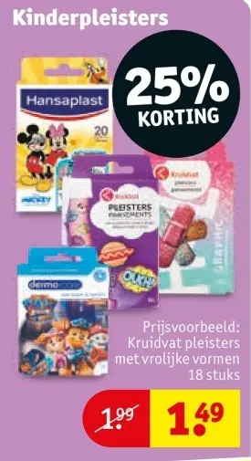Aanbieding: Kinderpleisters