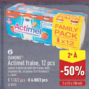 Offre: Actimel fraise