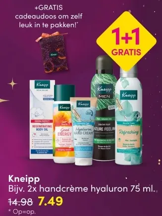 Aanbieding: handcrème hyaluron