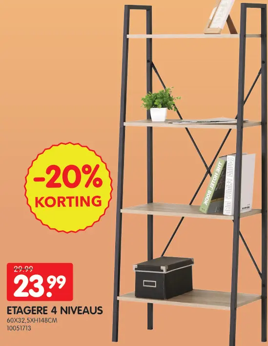 Promotie: Etagere 4 niveaus