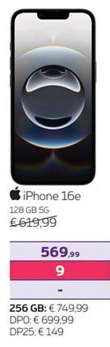 Promotie: iPhone 16e