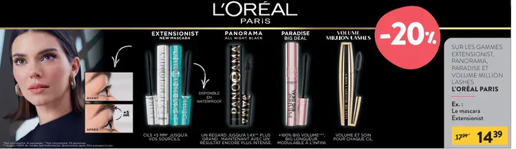 Offre: Le mascara Extensionist