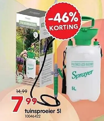 Promotie: tuinsproeier