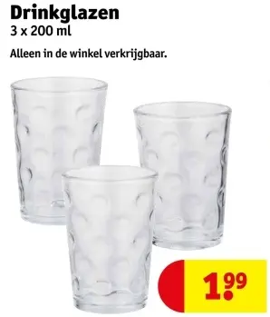 Promotie: Drinkglazen