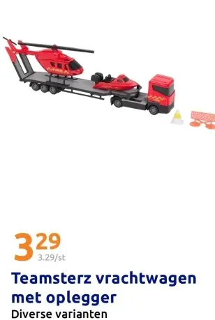 Promotie: Teamsterz vrachtwagen met oplegger