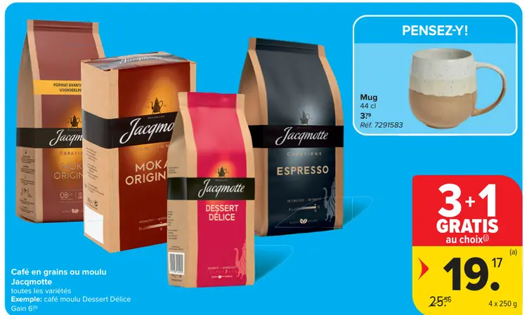 Offre: Café en grains ou moulu