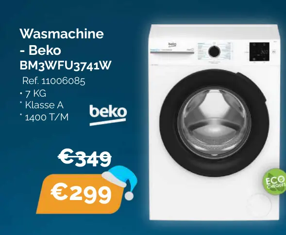 Promotie: Wasmachine