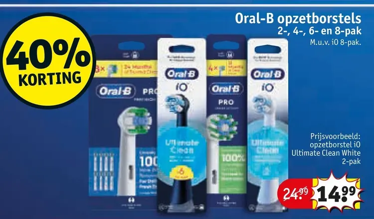 Aanbieding: Oral-B opzetborstels