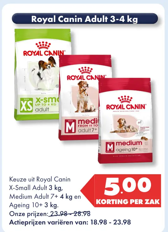 Aanbieding: Royal Canin Adult