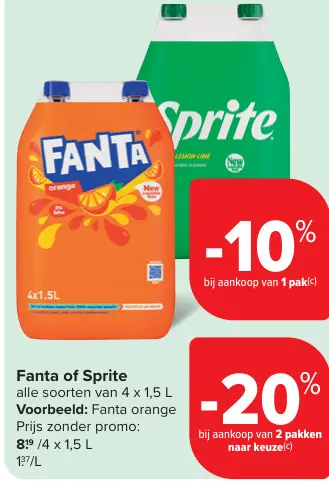 Promotie: Fanta of Sprite