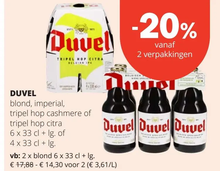 Aanbieding: Duvel
