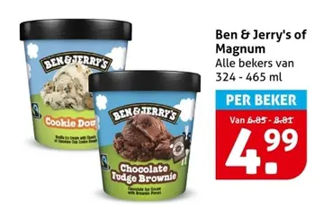 Aanbieding: Ben & Jerry's of Magnum