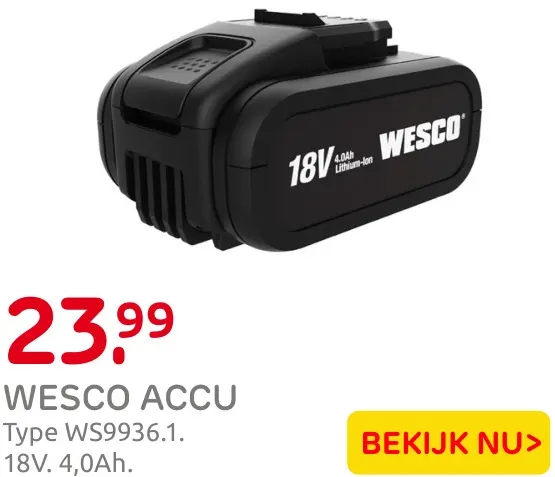 Aanbieding: Wesco Accu