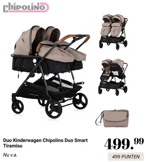 Aanbieding: Duo Kinderwagen Duo Smart Tiramisu