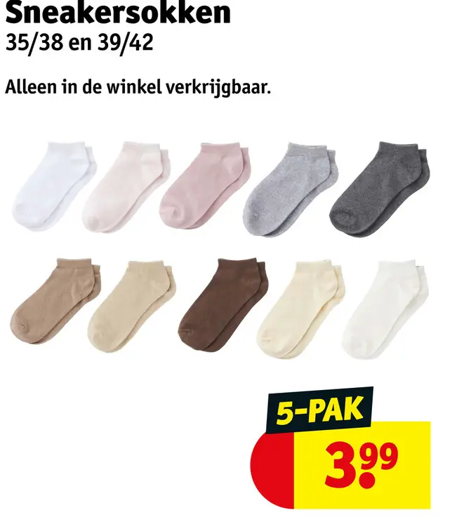 Aanbieding: Sneakersokken