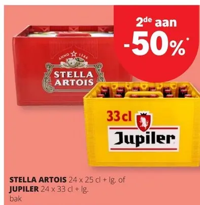 Promotie: Stella Artois of Jupiler Pils
