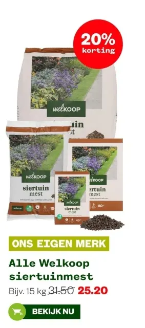 Aanbieding: Alle Welkoop siertuinmest