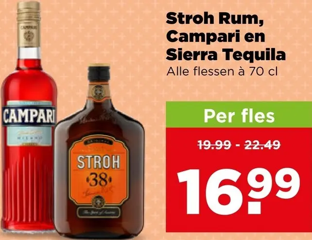 Aanbieding: Rum, Campari en Tequila