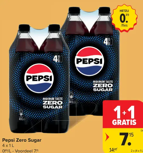 Promotie: Pepsi Zero Sugar