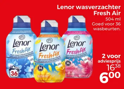 Aanbieding: Wasverzachter Fresh Air