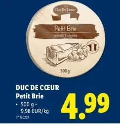 Offre: Petit Brie