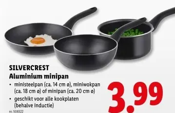 Promotie: Aluminium minipan