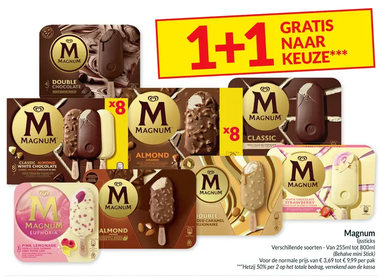 Promotie: Magnum Ijssticks