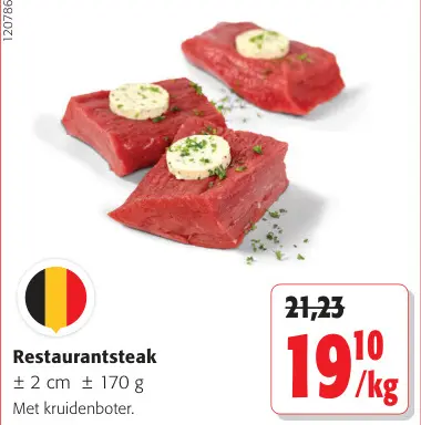Promotie: Restaurantsteak