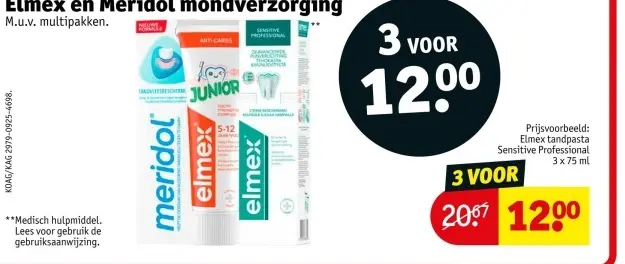 Aanbieding: Elmex en Meridol mondverzorging