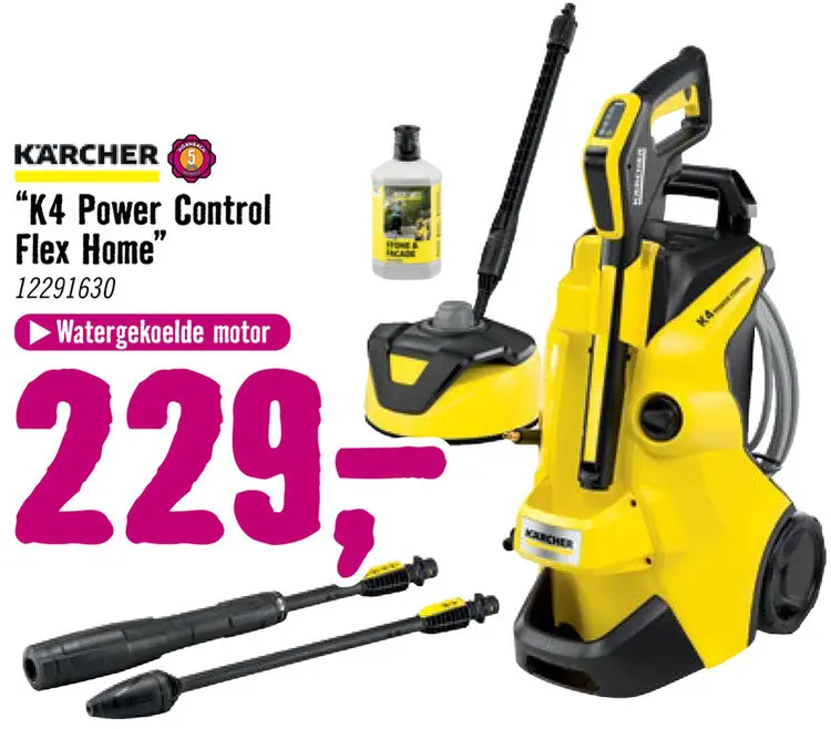 Aanbieding: Hogedrukreiniger K4 Power Control Flex Home