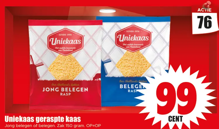 Aanbieding: Geraspte kaas