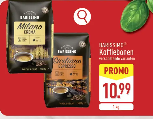 Promotie: BARISSIMO® Koffiebonen