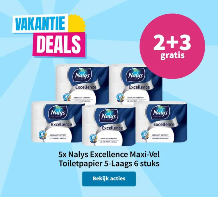 Aanbieding: Nalys Excellence Maxi-Vel Toiletpapier