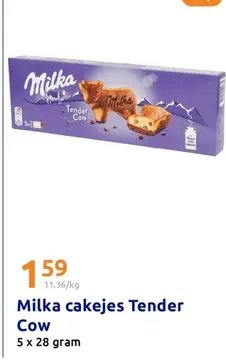 Aanbieding: Milka cakejes Tender Cow