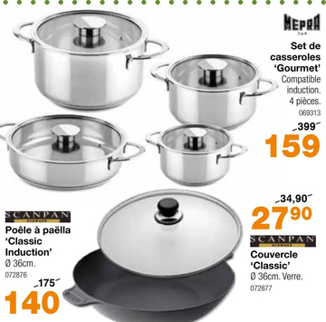 Offre: Set de casseroles 'Gourmet'