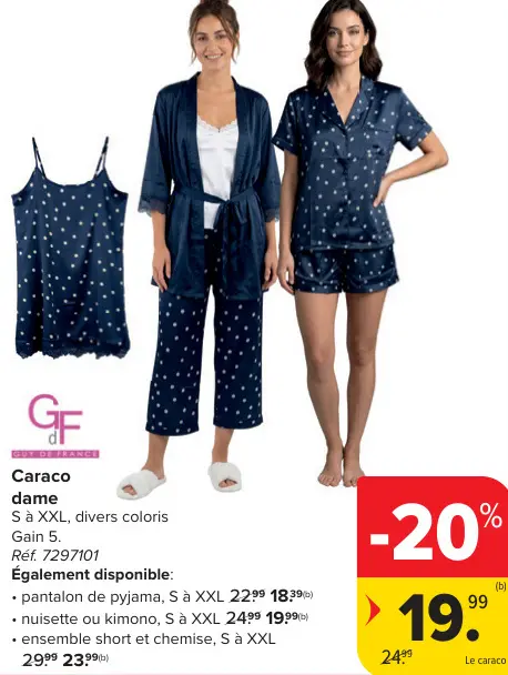Offre: Caraco dame