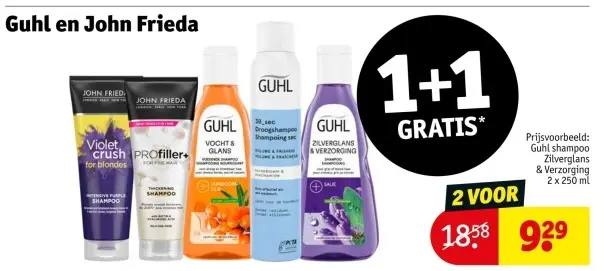 Aanbieding: Guhl en John Frieda