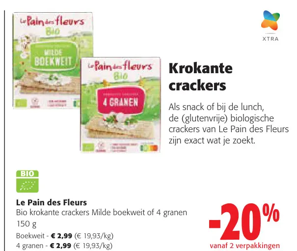 Promotie: Krokante crackers