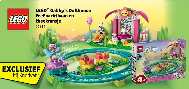 Aanbieding: LEGO® Gabby's Dollhouse Feeënnachtbaan en theekransje
