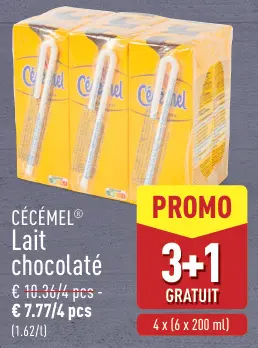 Offre: Lait chocolaté
