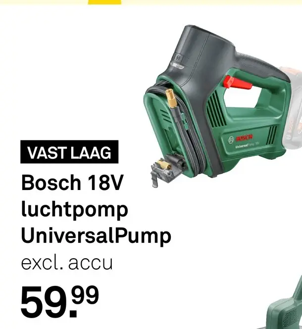 Aanbieding: Bosch 18V luchtpomp UniversalPump