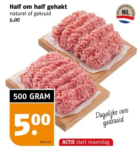 Aanbieding: Half om half gehakt