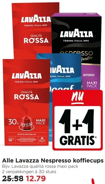 Aanbieding: Nespresso koffiecups
