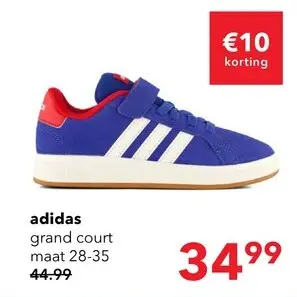 Aanbieding: Adidas Grand Court 00s dames sneakers blauw