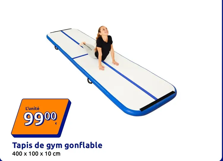 Offre: Tapis de gym gonflable
