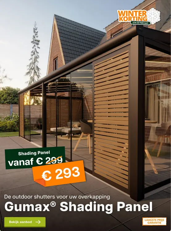 Promotie: Shading Panel