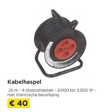 Aanbieding: Kabelhaspel