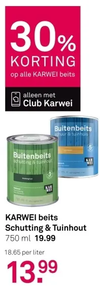 Aanbieding: Beits Schutting & Tuinhout