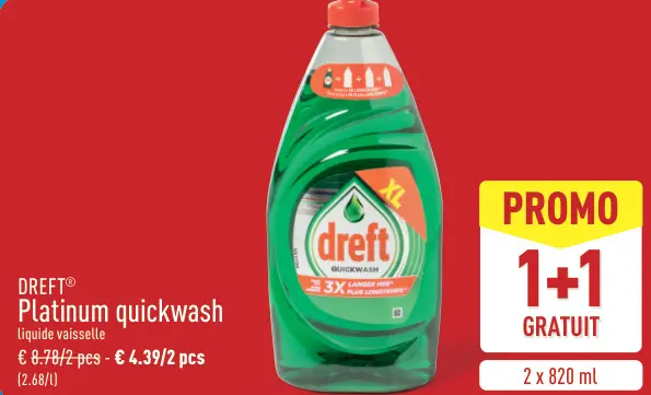 Offre: Platinum quickwash